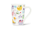 Abbott Collection -Cats & Flowers Tall Mug