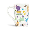 Abbott Collection -Cats & Flowers Tall Mug