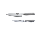 Global Cutlery -Classic 2-Piece Cooks & Paring  Knife Set - G5838