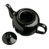 Old Amsterdam Porcelain Works- Windsor 6 Cup Teapot  -  Black