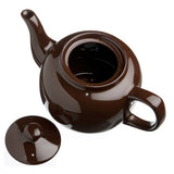 Old Amsterdam Porcelain Works - Windsor 6 Cup Teapot  - Dark Brown