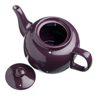Old Amsterdam Porcelain Works - Windsor 6 Cup Teapot - Plum