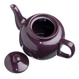 Old Amsterdam Porcelain Works - Windsor 6 Cup Teapot - Plum
