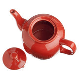 Old Amsterdam Porcelain Works - Windsor 6 Cup Teapot  - Vermillion