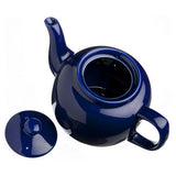 Old Amsterdam Porcelain Works- Windsor 6 Cup Teapot  -  Royal Blue