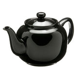 Old Amsterdam Porcelain Works- Windsor 6 Cup Teapot  -  Black