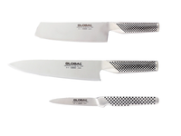 Global Cutlery - Classic 3-Piece Knife Set -G2515