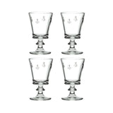 La Rochere Bee Pattern Wine Glass - Set of 4- 9oz