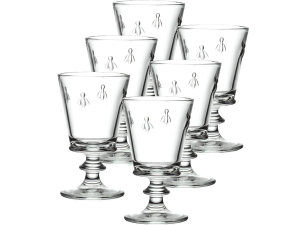 La Rochere Bee Pattern Wine Glass- Set of 6- 9oz
