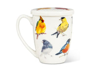Abbott Collection - North American Birds Covered Mug & Strainer