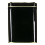 Square Tin Tea Caddy - 100 gr. (4oz) - Black