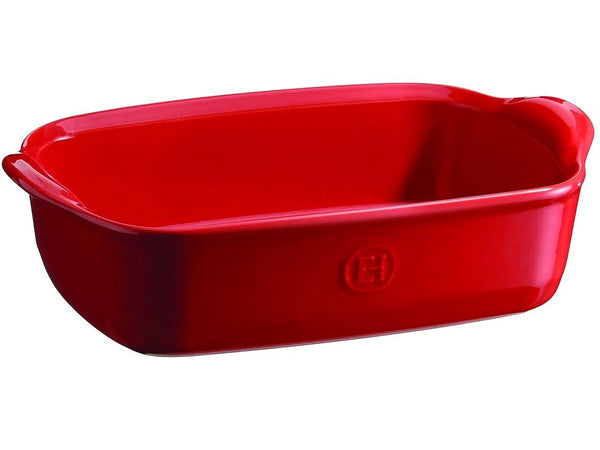 Emile Henry Rectangular Baking Dish - 7" X 5" - Burgundy/Red