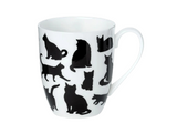 McIntosh Mugs - Cat Silhouette Latte Mug
