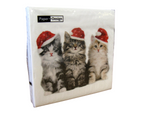 Xmas Cats -  Luncheon Paper Napkins