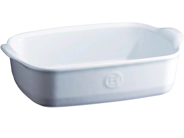 Emile Henry Rectangular Small Baking Dish -7" X 5" - Farine/White