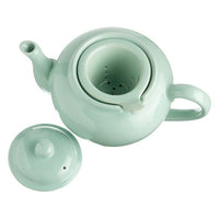 Old Amsterdam Porcelain Works -Dominion Ceramic 3 Cup Teapot with Built-in Infuser - Sea Foam