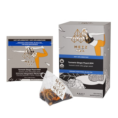 Metropolitan Tea Company - Metz Luxury Organic Turmeric Ginger Peach 90H