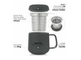 Tealyra Sumo Porcelain Mug w/Infuser - Grey - 450ml