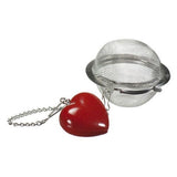 G & H  Tea Services - Mesh Tea Infuser with Heart Charm