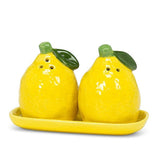 Lemons on a Tray Salt & Pepper Shakers