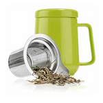 Tealyra Peak Ceramic Cup w/Infuser - Lime - 580ml