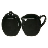 Old Amsterdam Porcelain Works - Boston Milk + Sugar Set - Black