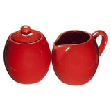 Old Amsterdam Porcelain Works - Boston Milk + Sugar Set - Vermillion