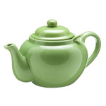 Old Amsterdam Porcelain Works -Dominion Ceramic 3 Cup Teapot with Built-in Infuser - Mojito Lime
