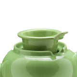 Old Amsterdam Porcelain Works -Dominion Ceramic 3 Cup Teapot with Built-in Infuser - Mojito Lime