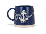 Abbott Collection - Wide Base Mug with Anchor