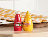 Ketchup & Mustard  Salt & Pepper Shakers