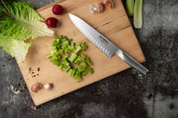 Global Cutlery - 8"(20cm) Fluted Cooks Knife -G77
