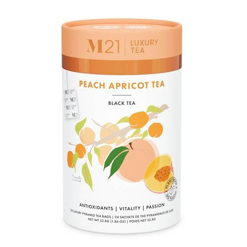 Metropolitan Tea Company -M21 Luxury Peach Apricot Tea - 24 Bags