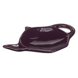 Old Amsterdam Porcelain Works - Ceramic Tea bag Holder - Plum