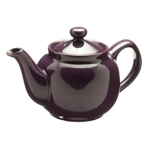 Old Amsterdam Porcelain Works - Hampton Ceramic 2 Cup Teapot - Plum