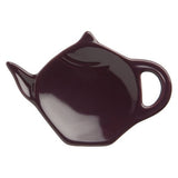 Old Amsterdam Porcelain Works - Ceramic Tea bag Holder - Plum