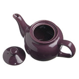 Old Amsterdam Porcelain Works - Hampton Ceramic 2 Cup Teapot - Plum