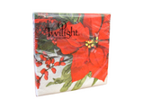 Xmas Poinsettia -  Luncheon Paper Napkins