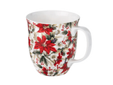 McIntosh Mugs - Chintz Poinsettia Java Mug