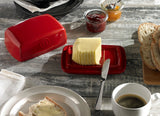 Emile Henry - Butter Dish Grand Cru/Red -91340225