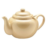 Old Amsterdam Porcelain Works -Dominion Ceramic 3 Cup Teapot with Built-in Infuser - Sahara