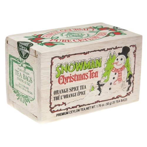 Metropolitan Tea Company - Snowman Christmas Tea - 25 Bag Wooden Box