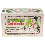 Metropolitan Tea Company - Snowman Christmas Tea - 25 Bag Wooden Box