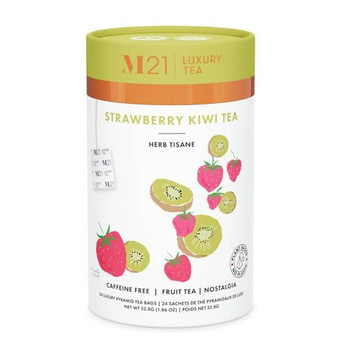Metropolitan Tea Company -M21 Luxury Strawberry Kiwi Tea - 24 Bags