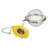 G & H  Tea Services - Sheffield Mesh Tea Ball Infuser with Sunflower Charm