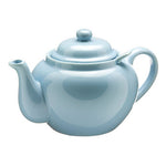 Old Amsterdam Porcelain Works -Dominion Ceramic 3 Cup Teapot with Built-in Infuser - Vivian Teal