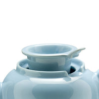 Old Amsterdam Porcelain Works -Dominion Ceramic 3 Cup Teapot with Built-in Infuser - Vivian Teal