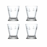 La Rochere Bee Pattern Tumbler Set of 4 - 9 oz.