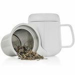 Tealyra Sumo Porcelain Mug w/Infuser - White - 450ml