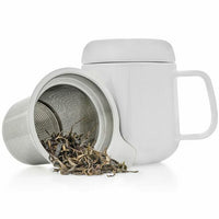 Tealyra Sumo Porcelain Mug w/Infuser - White - 450ml